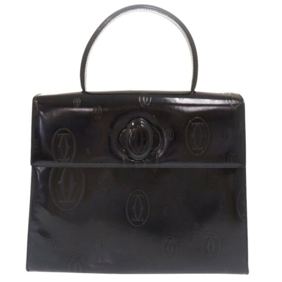 CARTIER Black Leather Bag - Picture 1 of 10